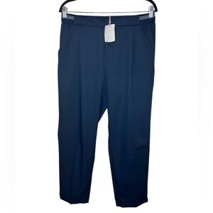 Zara Navy Casual Dress Trousers